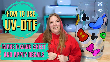 UV DTF for beginners How to design a gang sheet and apply the transfers