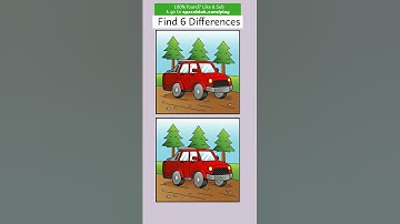 Find 6 Differences! How SHARP are your eyes?
