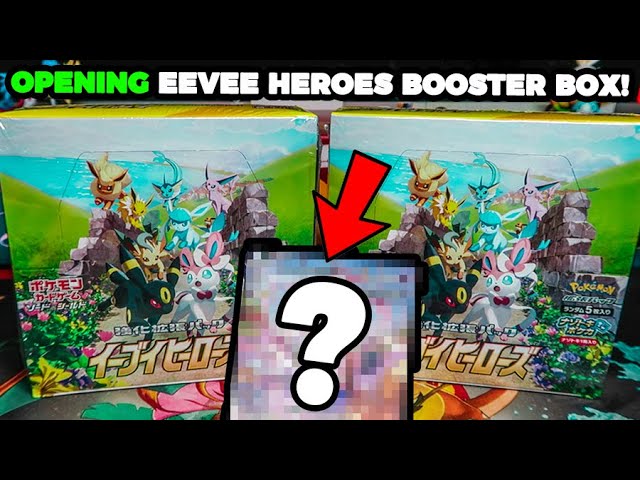 pokemon eevee heroes booster box Sword & Shield