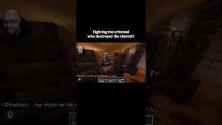 I had to fight for the church 🤣 #minecraft #minecraftmemes #minecraftsurvival