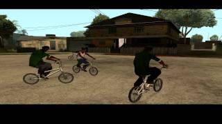 Gta San Andreas First meeting in the hood(movie) -intro