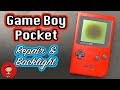 Game Boy Pocket Backlight & Bivert Mod - Retro Console Restoration