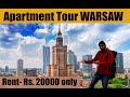 Cheapest Apartment in WARSAW Apartment Tour | Travel to Warsaw Poland - Indians in Poland 2021