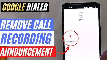 DISABLE GOOGLE DIALER CALL RECORDING ANNOUNCEMENT  | Oneplus 8 Series | TheTechStream
