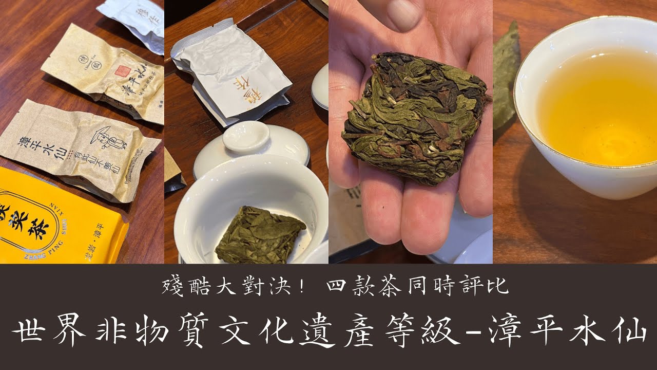 世界非物質文化遺產等級–漳平水仙】殘酷大對決！4款茶同時評比｜開啟CC