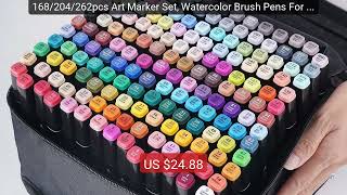 168204262Pcs Art Marker Set, Watercolor Brush Pens For Students,... Best Deal 2026 Shop Now