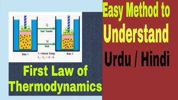 First Law of Thermodynamics   || Easy Method to Understand ||         Urdu \ Hindi