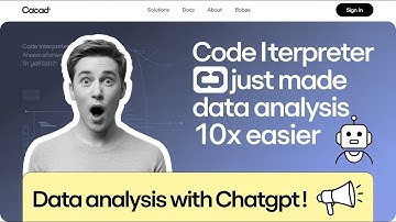 32 - Code Interpreter maakt data-analyse 10x eenvoudiger!