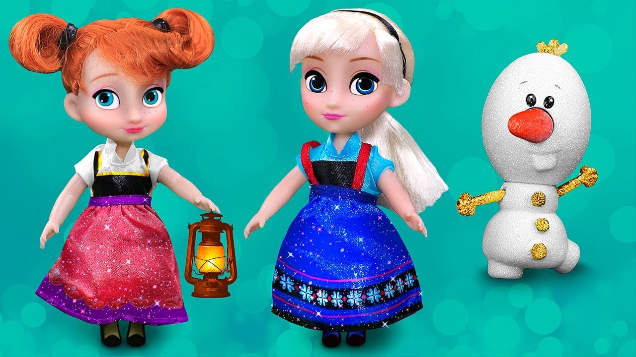 My kid was upset that his new Elsa and Anna toys didn't have
