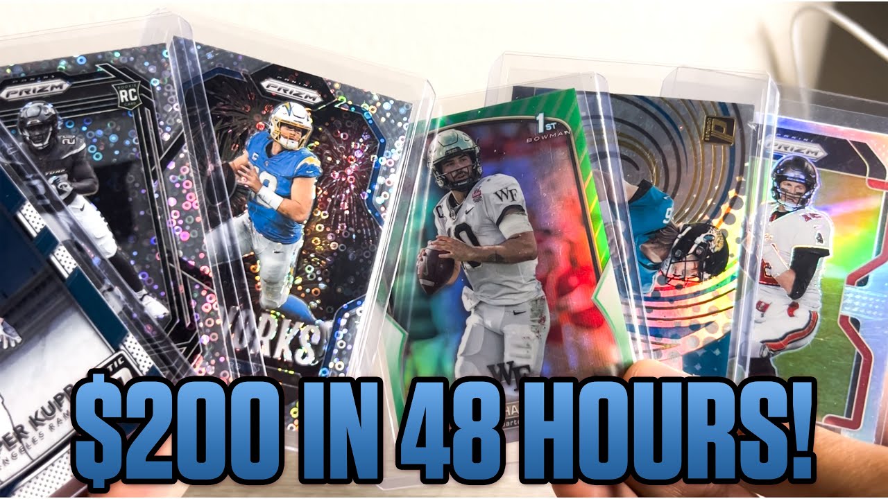 Cashing out on my low end sports cards! YouTube
