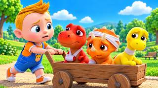 Dinosaur Stories for Kids | Five Dinos Got Hurt🦖|  T-rex | Sumo Bo Kids Songs