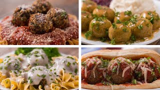 Meatless 'Meat'balls 4 Ways