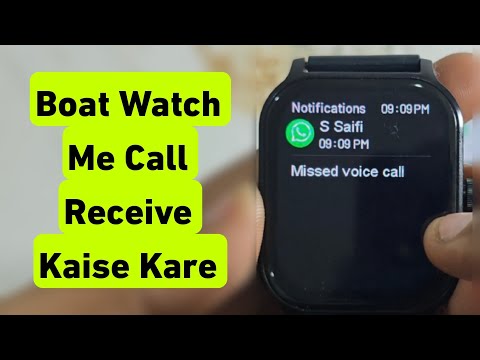 BoAt Watch Me Call Receive Kaise Kare | Boat Storm Watch Me Call Kaise Uthaye 