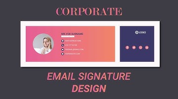 Corporate Email Signature Design ||Adobe Illustrator bangla tutorial Part 11|| Eduflyz||