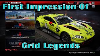 Grid Legends First Impressions