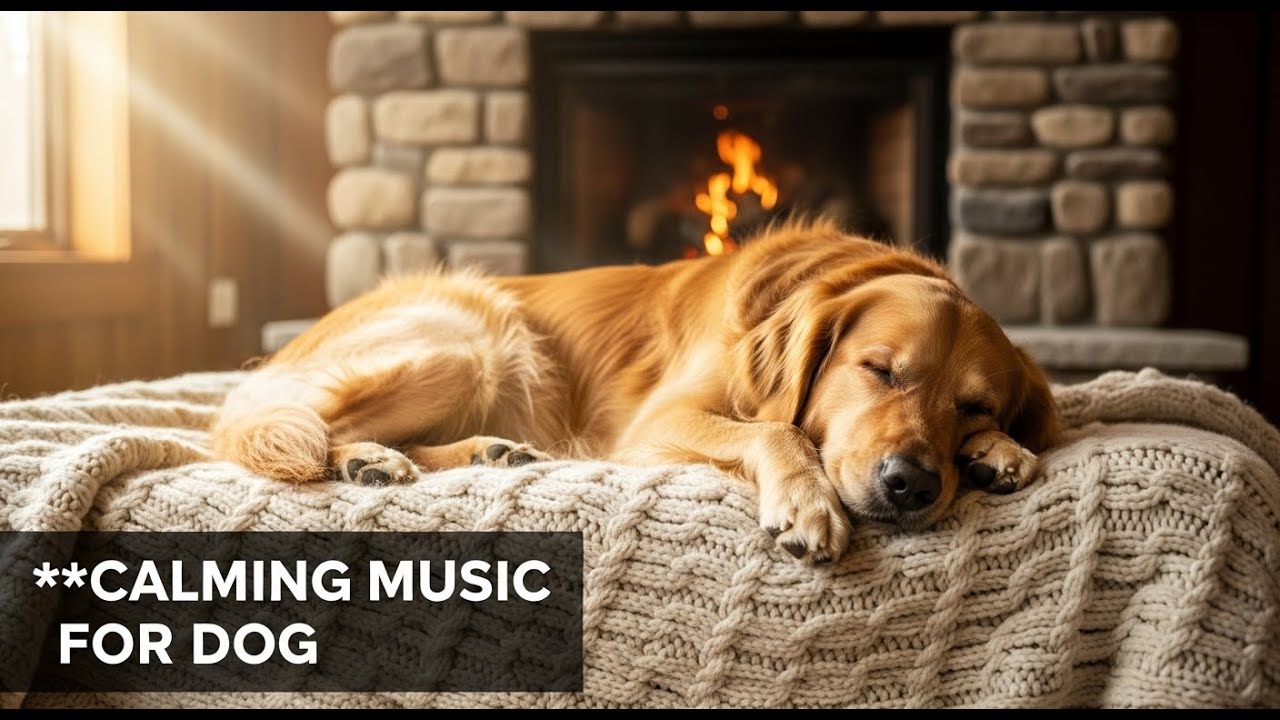 Is your Dog Stressed? Try 12 HOURS of Calming Music for Anxious Dogs & Separation Anxiety 😌