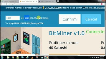 Free Earn Bit Coin BitMiner 0.005 BTC Payout with Proof