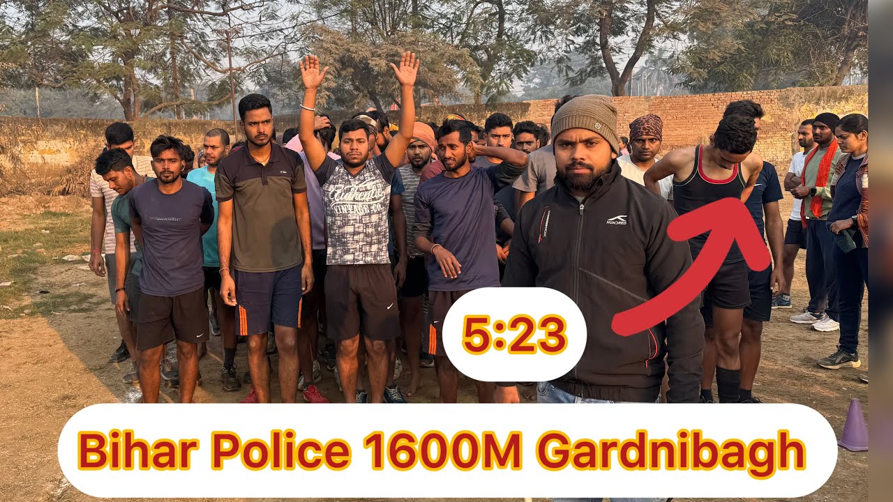 Bihar Police 21391 group B 1600 m 