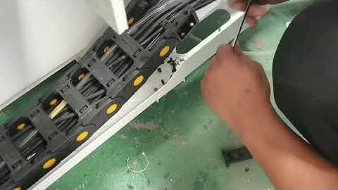 How To Remove And Install The Swinging Spindle CNC Router Gantry -The Fifth Step