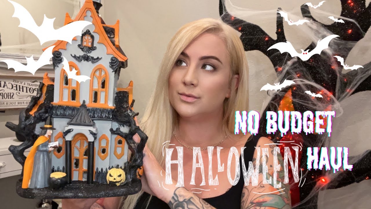 NO BUDGET Halloween haul! Home goods and Tj maxx