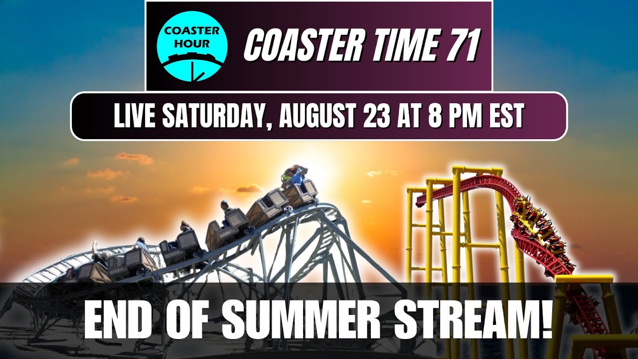 Coaster Time 71 | End of Summer Live Stream | Coaster Hour Live Stream