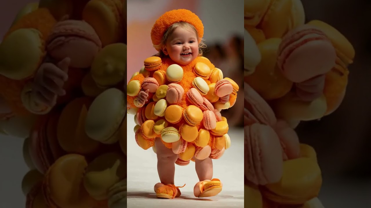 Cutest Baby Couture Ever 👶✨ | Baby Macaroon Fashion Moment 