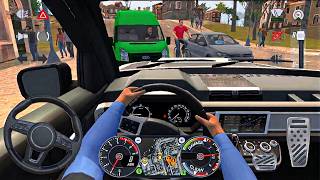 Taxi Cab Driving Simulator 3D: Land Rover Defender City Traffic Challenge - taxi android gameplay screenshot 4