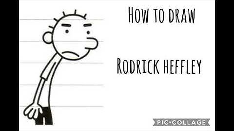 How to draw Rodrick Heffley tutorial | step by step