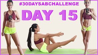 DAY 15 | 10 Min Ab Routine  |#30daysabchallenge | Indian Female Fitness | Yogasini screenshot 5