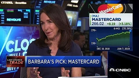 Invest in Mastercard for secular growth, says BD8's Barbara Doran