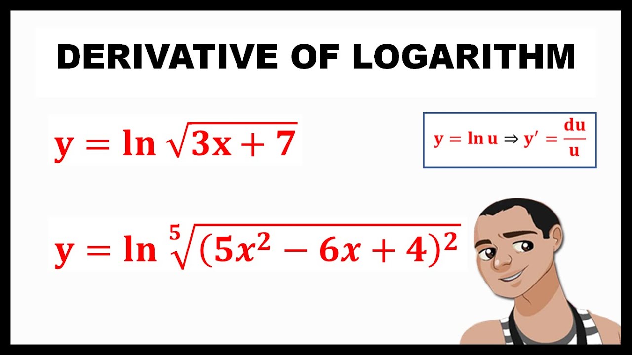 DERIVATIVE OF LOGARITHM WITH RADICAL BASIC CALCULUS YouTube