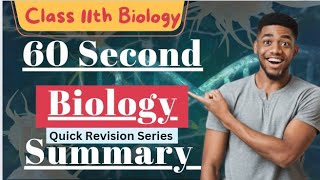 Class - 11th BIOLOGY 🧫 Revision in 60 sec or 1 minutes ... Introduction 😱😰?????