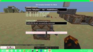 Falling Sand tricks in Minecraft