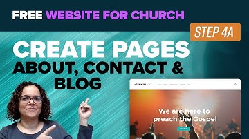 How to make free website for your church using Weebly | Part 4A