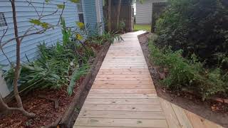 Ground Level Boardwalk And Deck