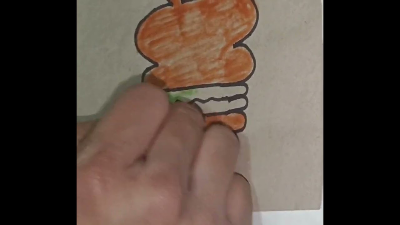 Easy drawing burger 🍔@teddy design burger Simple colour full burger 