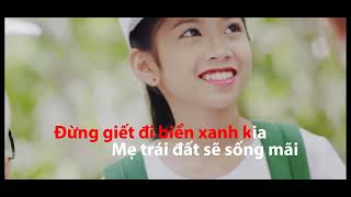 Karaoke Màu Xanh (Beat Có Bè) - Noo Phước Thịnh, Team The Voice Kids