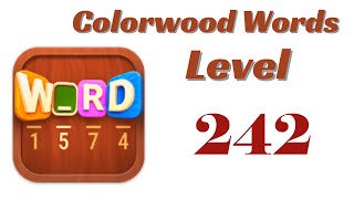 Colorwood Words Level 242 Answers | Colorwood Words - Cryptogram