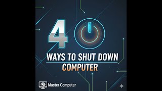 In this video you will learn four ways to shutdown a computer