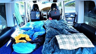 ステップワゴンにお手軽ベッド装備で車中泊を楽しもう ステップワゴンにお手軽ベッド装備で車中泊を楽しもう