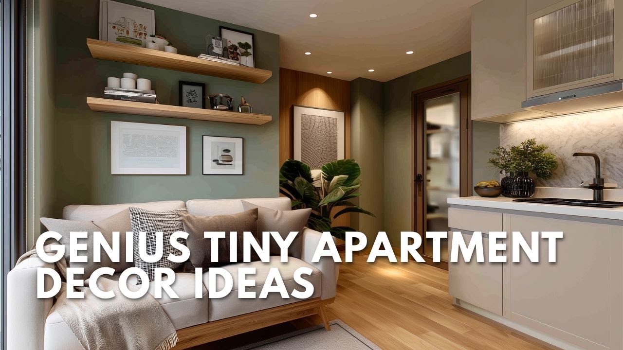 Genius Tiny Apartment Decor Ideas That Combine Smart Storage, Modern ...