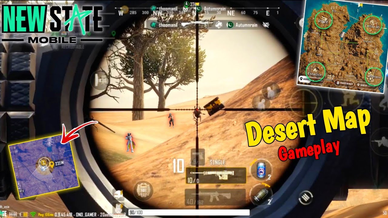 INSANE!!😱 Enemies Max Graphics LAGNA MAP Gameplay 🔥 || PUBG: NEW STATE