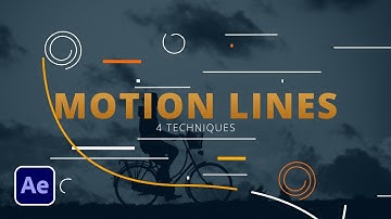 4 Line Motion Accent Graphic Techniques in After Effects | Tutorial