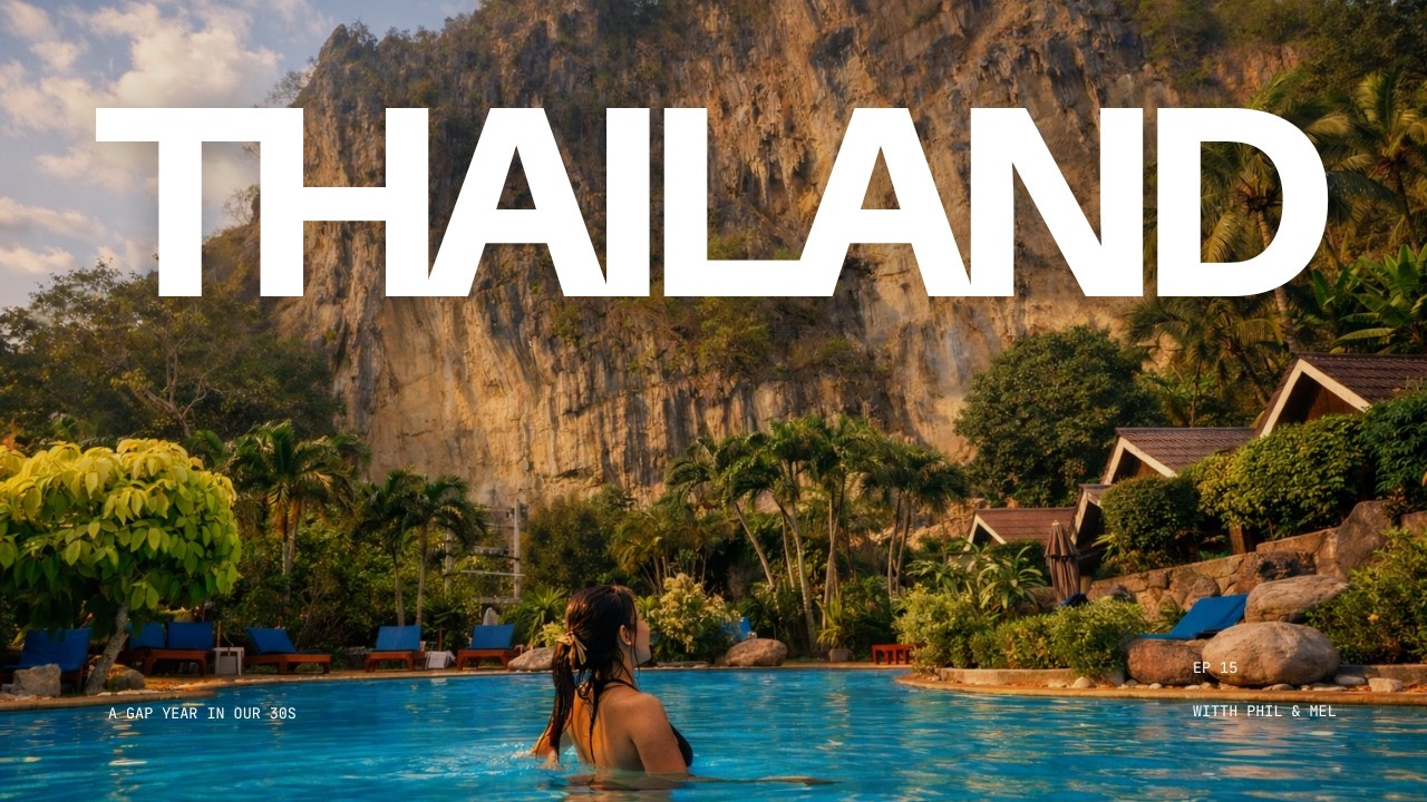 Krabi, Thailand 🇹🇭 | Railay Beach, Limestone Cliffs & Kayaking in the Rain