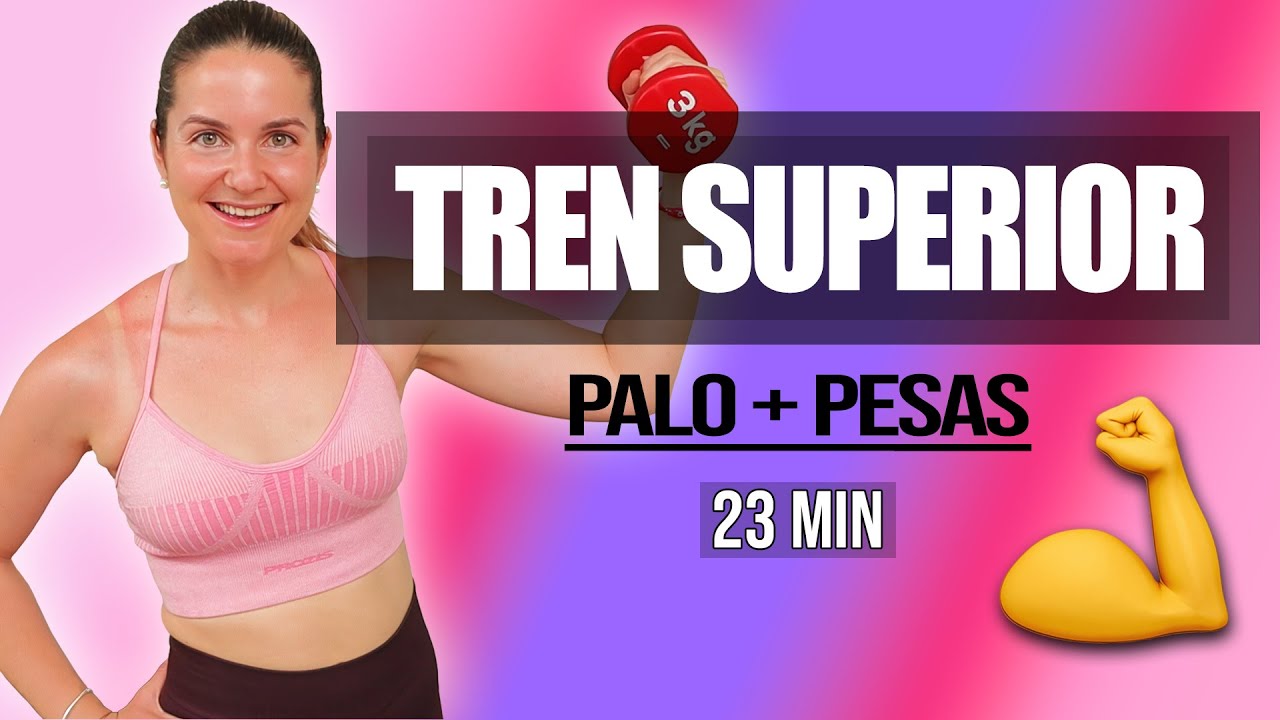 Rutina de Brazos, Pecho y Espalda 💪 | 23 Min - Siéntete Joven 💜