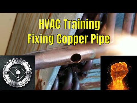 How To Repair Hole In Ac Line