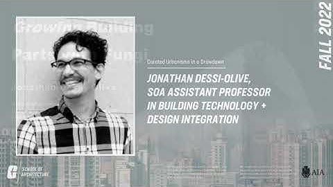 2022/23 SoA Lecture Series: Jonathan Dessi-Olive