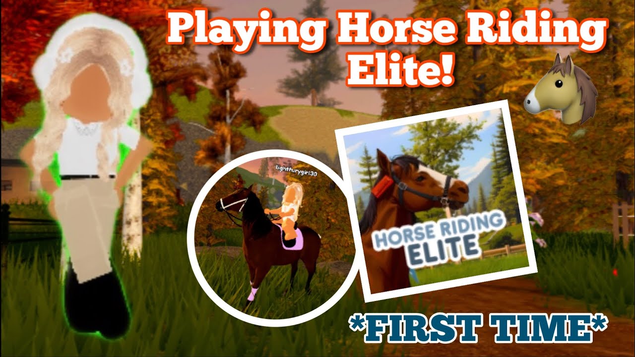 MELHOR JOGO DE CAVALO LANÇOU NO ROBLOX HORSE RIDING ELITE 