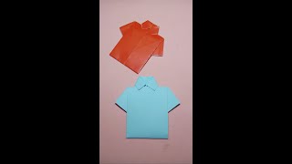 Cara membuat baju kemeja dari kertas origami Cara membuat baju kemeja dari kertas origami