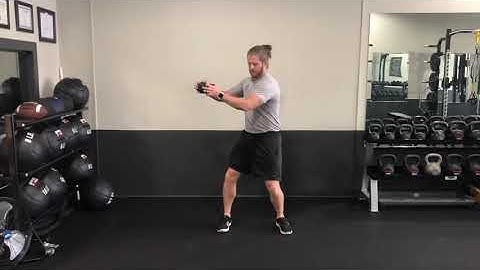Standing Weighted Torso Rotation